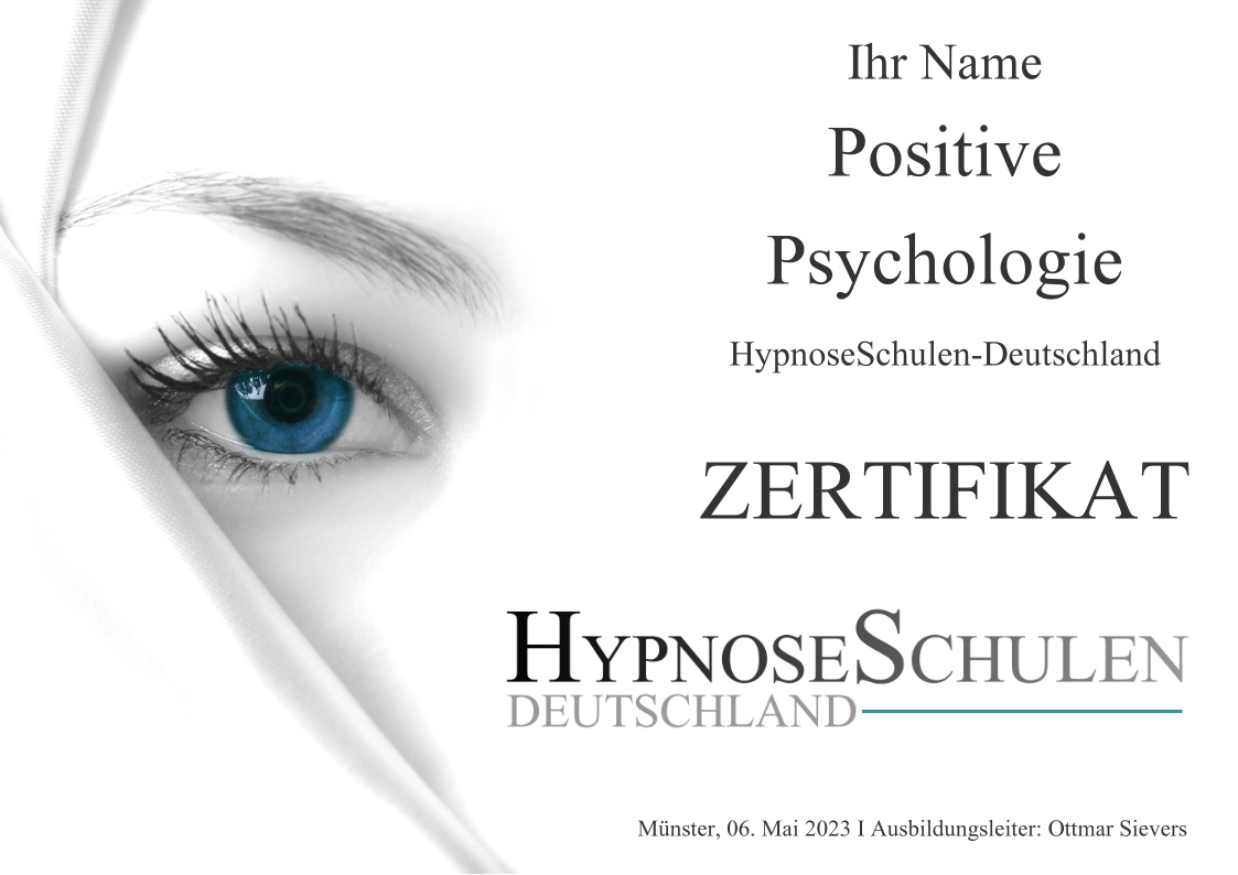 Positive Psychologie Zertifikat